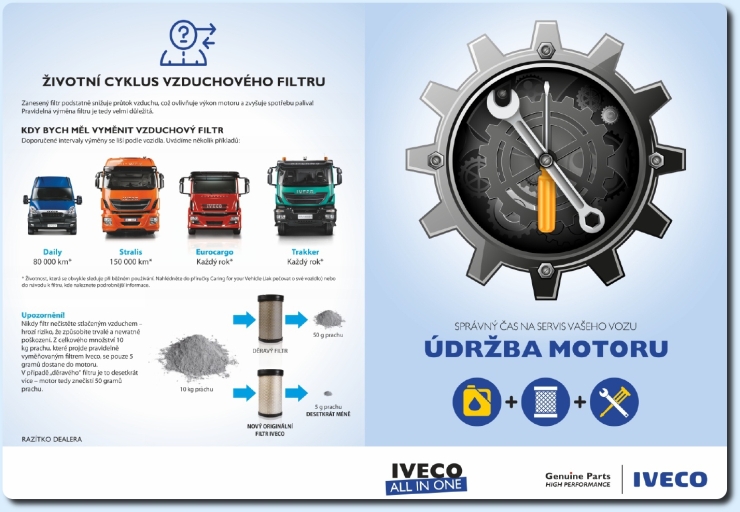  IVECO akce údržba motoru za výhodnou cenu 